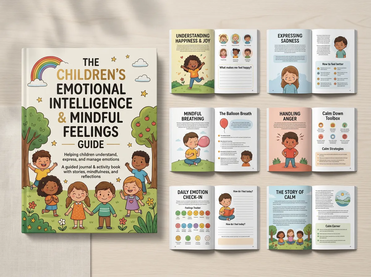 The Children's Emotional Intelligence and 202605162348 — Book Cover Design by DesignDile